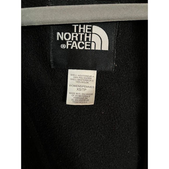 The North Face Black Fleece Jacket Womens XS Full Zip Hyvent Water Resistant - Picture 3 of 9